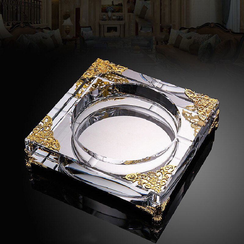 Antique Glass Ashtray - Ashtray Club