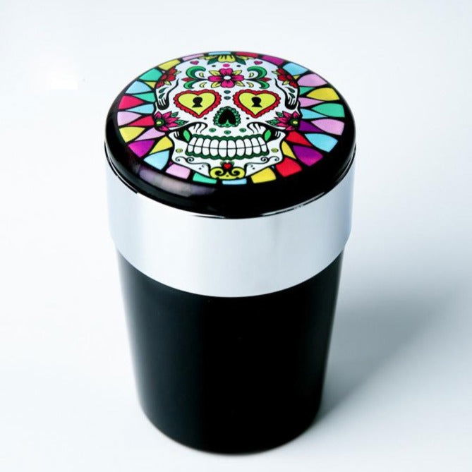 Car Ashtray Mexican Skull - Ashtray Club