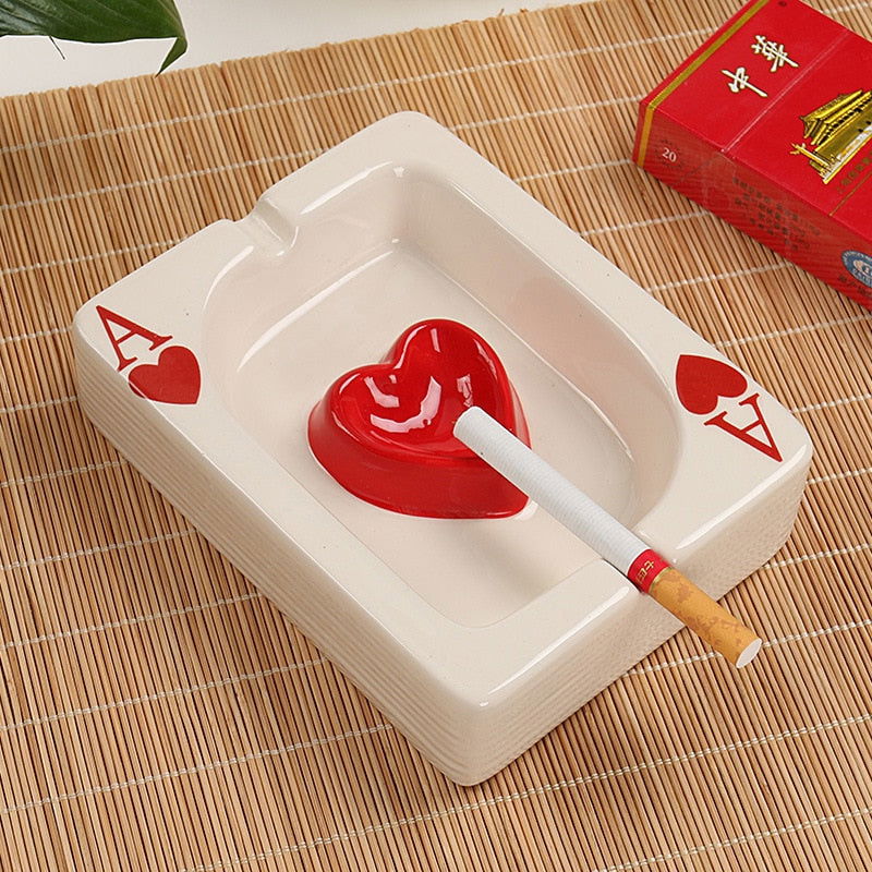 Card Game Ashtray