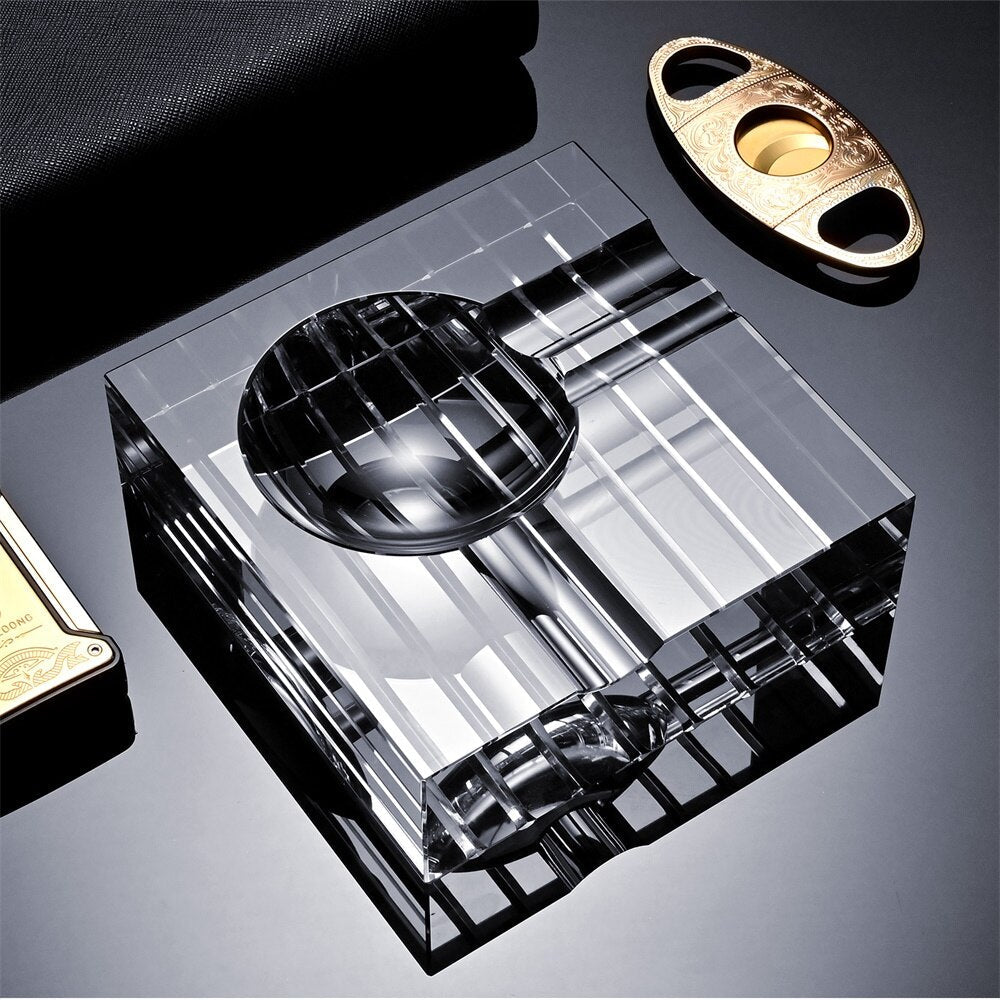 Cigar Ashtray in Glass