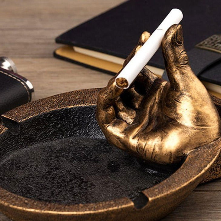 Hand-Shaped Ashtray