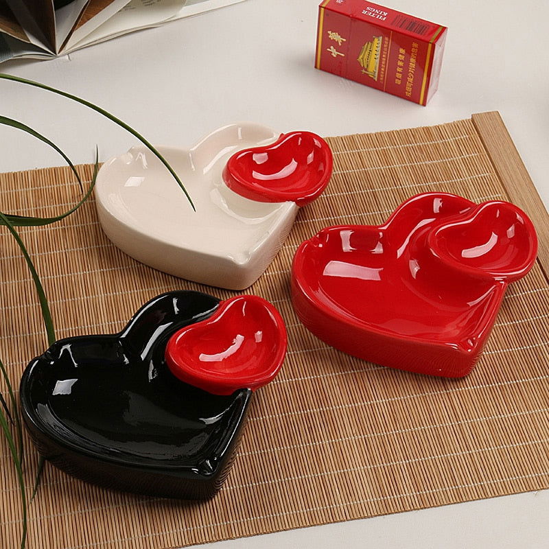 Heart-Shaped Ashtray - Ashtray Club