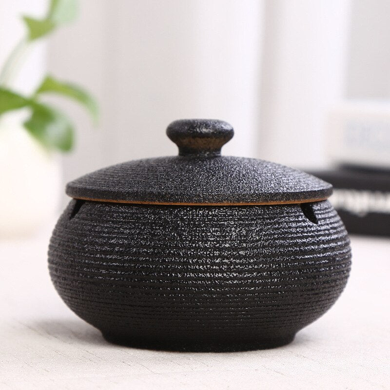 Large Black Ashtray - Ashtray Club